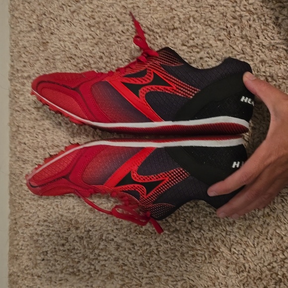 Health Men's Red and Black Cleats Size 12 - Picture 5 of 10